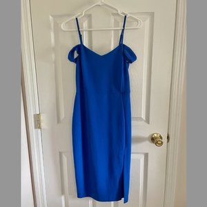 Express Royal Blue Midi Dress - Size Small